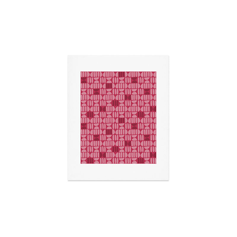 Boho Minimalism . Viva Magenta Art Print Gallery Image 1