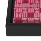 Boho Minimalism . Viva Magenta Framed Canvas Print Gallery Image 3