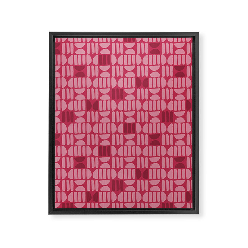 Boho Minimalism . Viva Magenta Framed Canvas Print Gallery Image 8