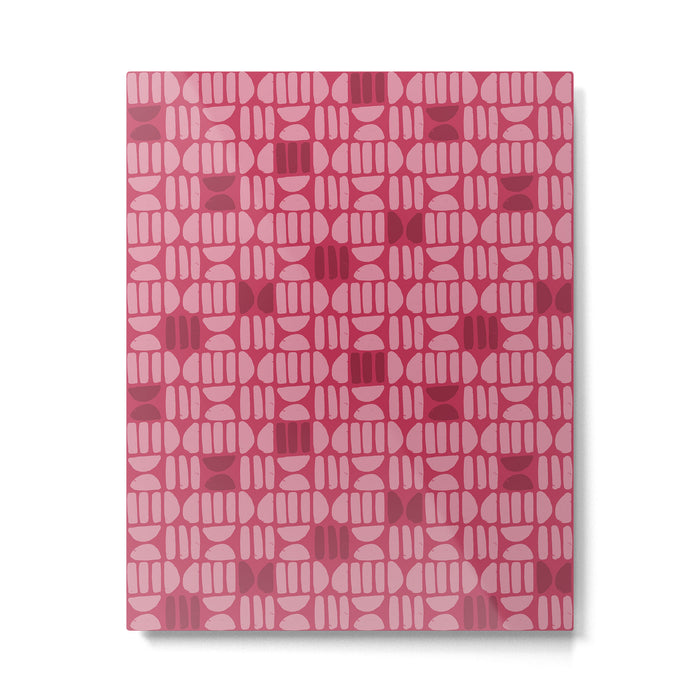 Boho Minimalism . Viva Magenta Metal Print Gallery Image 1