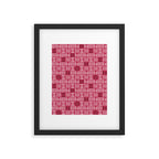 Boho Minimalism . Viva Magenta Framed Art Print Gallery Image 6