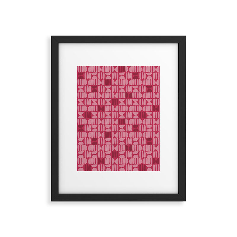 Boho Minimalism . Viva Magenta Framed Art Print Gallery Image 6