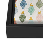 Boho Ornaments . Multicolor Framed Canvas Print Gallery Image 3