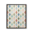 Boho Ornaments . Multicolor Framed Canvas Print Gallery Image 8