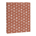 Boho Snow . Rust Red Canvas Print Gallery Image 8