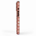 Boho Snow . Rust Red iPhone Case Gallery Image 2