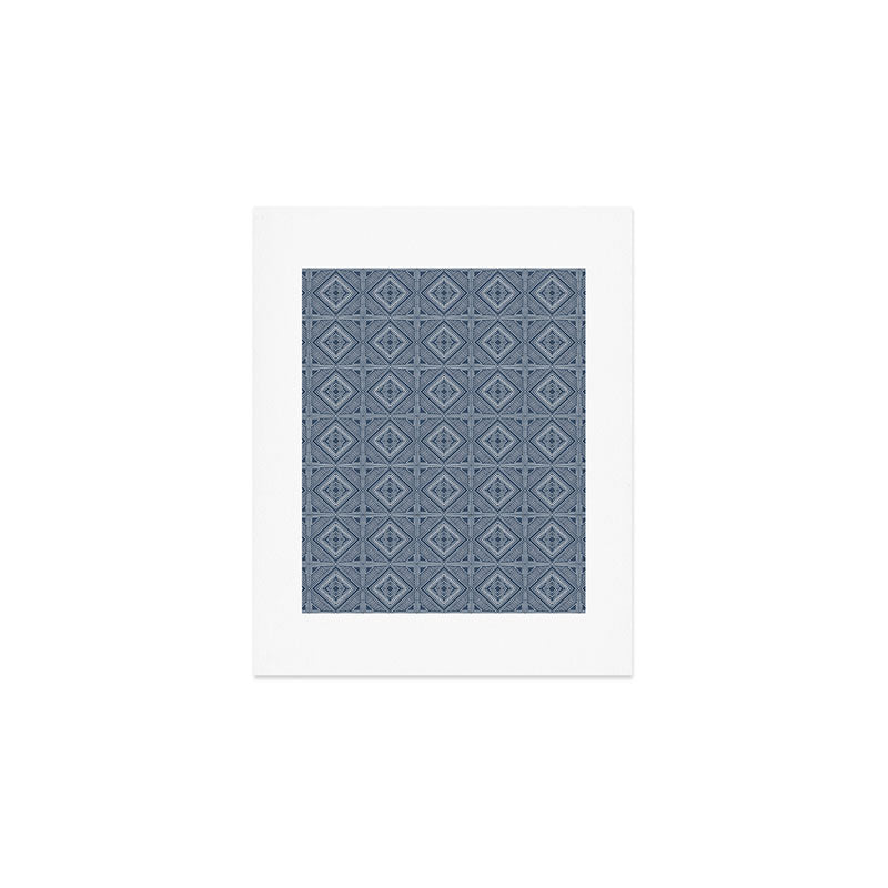 Boho Tiles | Atlantic Blue Art Print Gallery Image 1