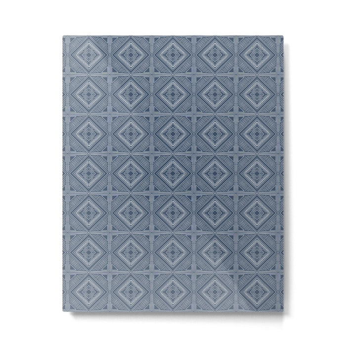 Boho Tiles | Atlantic Blue Metal Print Gallery Image 1