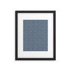 Boho Tiles | Atlantic Blue Framed Art Print Gallery Image 6