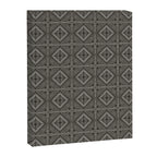 Boho Tiles | Charcoal Canvas Print Gallery Image 8