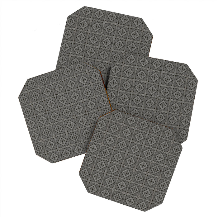 Boho Tiles | Charcoal Coaster Gallery Image 1