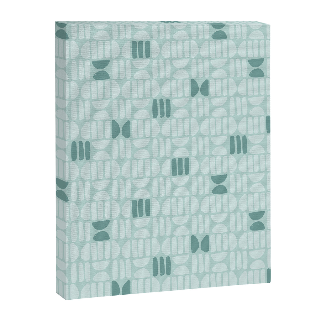 Bold Minimalism Teal Canvas Print Gallery Image 8