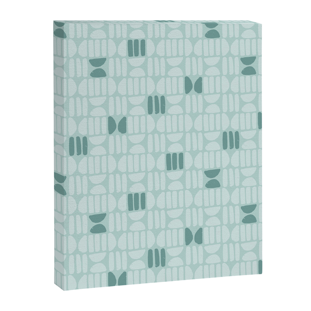 Bold Minimalism Teal Canvas Print Gallery Image 8