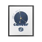 Cancer Constellation Framed Canvas Print Gallery Image 6