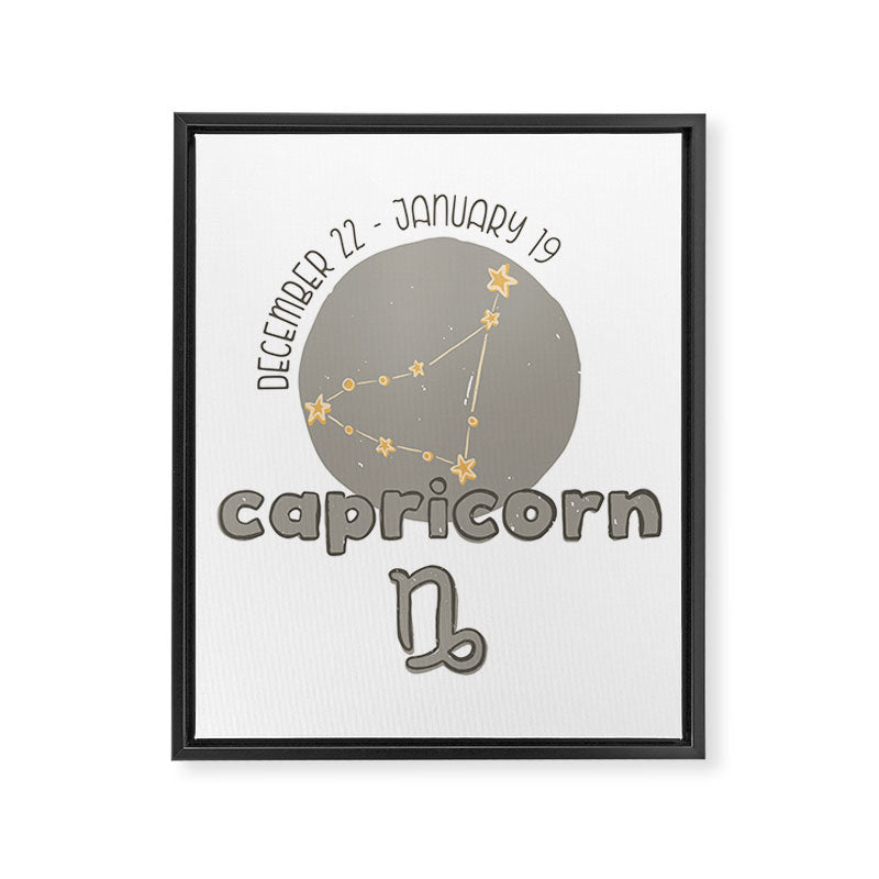 Capricorn Constellation Framed Canvas Print Gallery Image 6