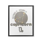 Capricorn Constellation Framed Canvas Print Gallery Image 6