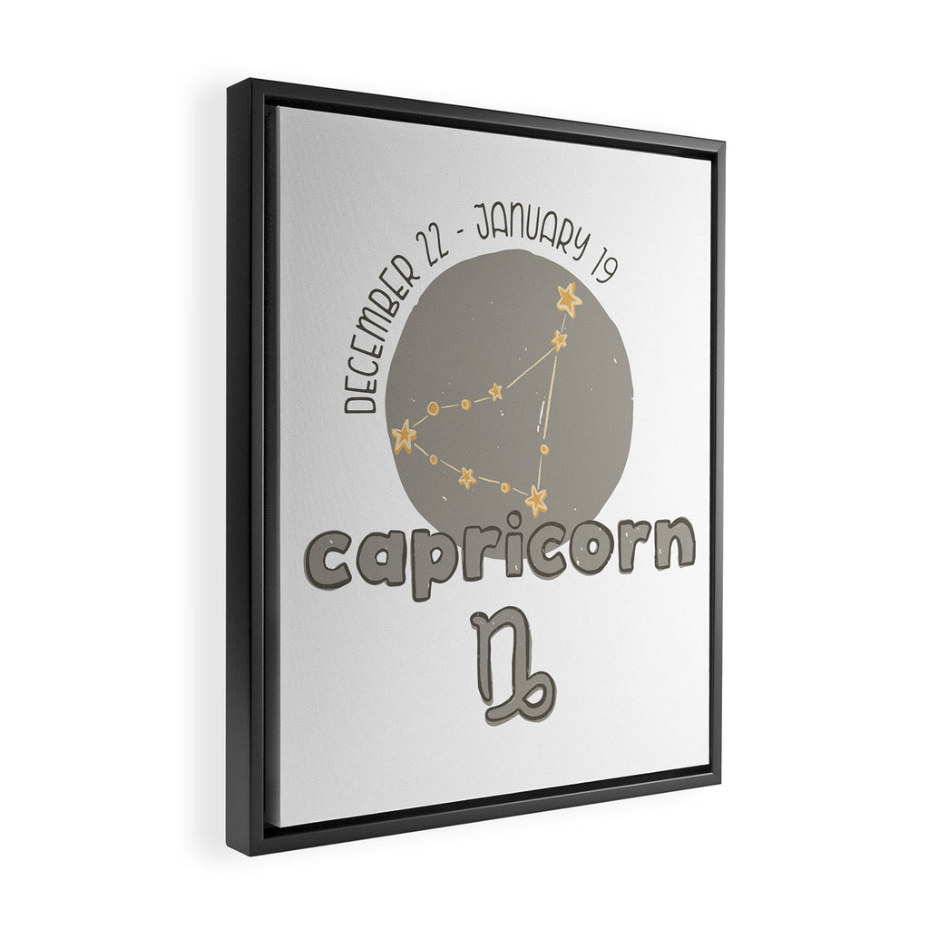 Capricorn Constellation Framed Canvas Print Gallery Image 2
