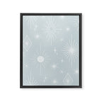Celestial Boho Diamonds . Silver Sky Framed Canvas Print Gallery Image 8