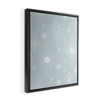 Celestial Boho Diamonds . Silver Sky Framed Canvas Print Gallery Image 2