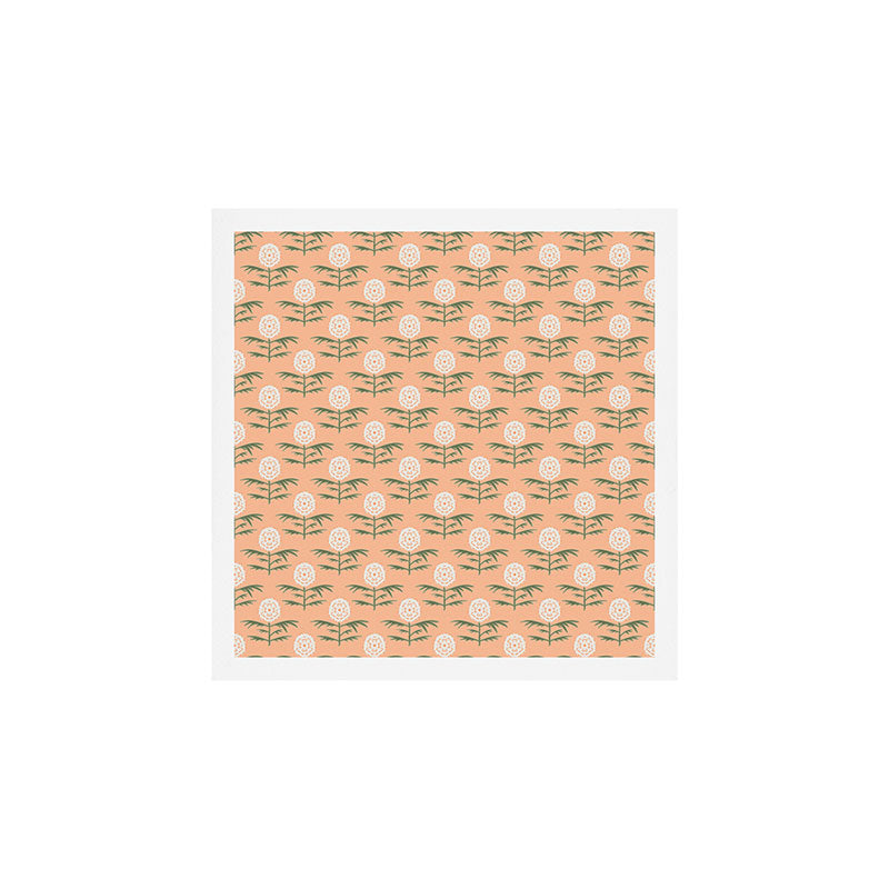 Charming Floral . Peach Fuzz Art Print Gallery Image 1