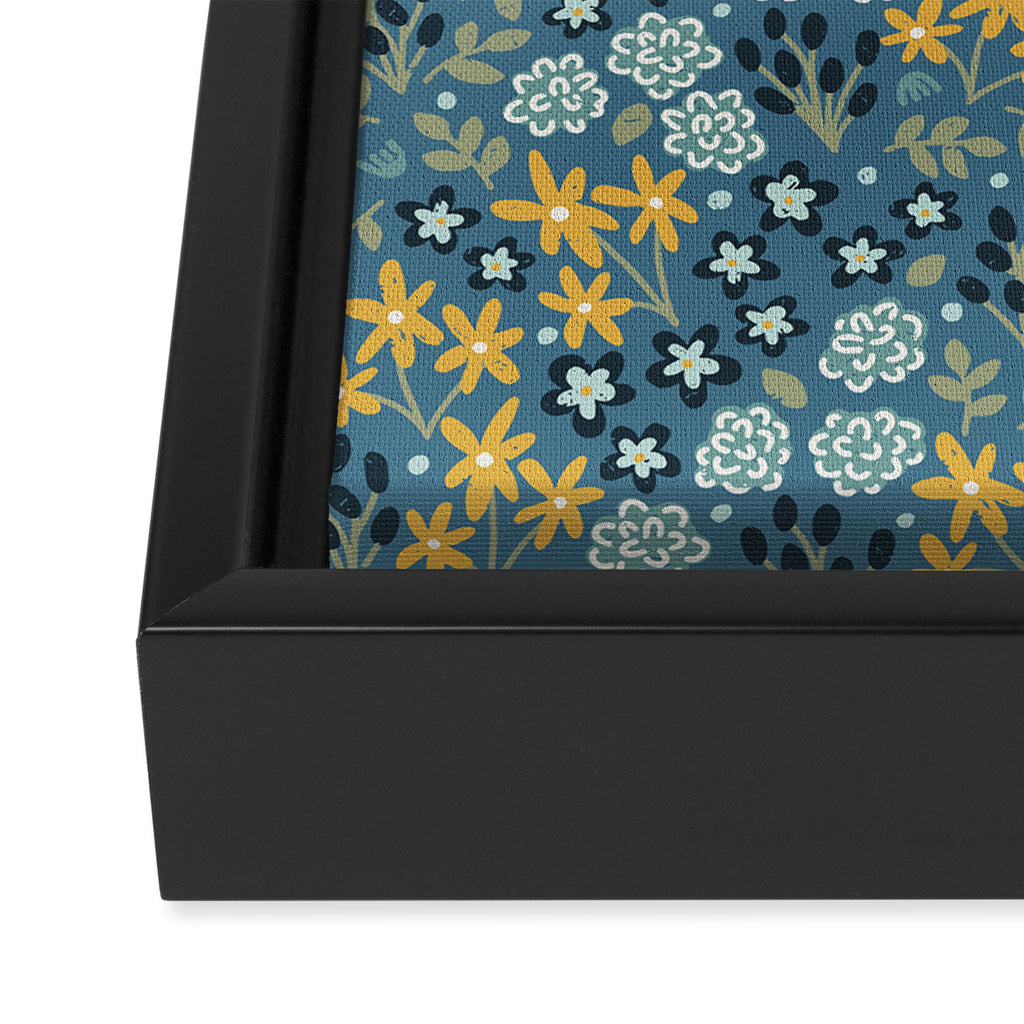 Chasing Wild Flowers Framed Canvas Print Gallery Image 3
