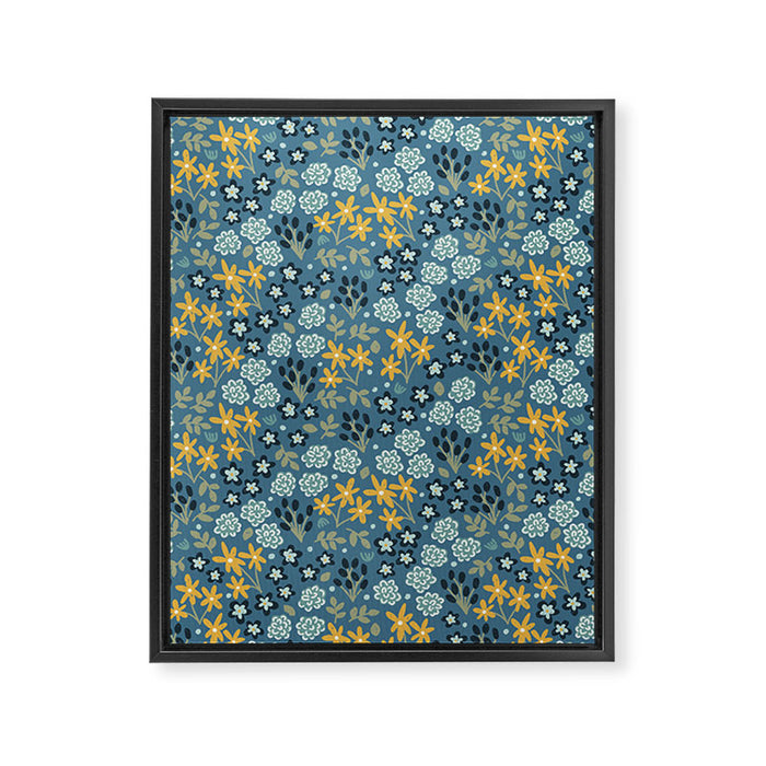 Chasing Wild Flowers Framed Canvas Print Gallery Image 1