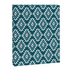 Coastl Ikat | Lagoon Blue Canvas Print Gallery Image 8