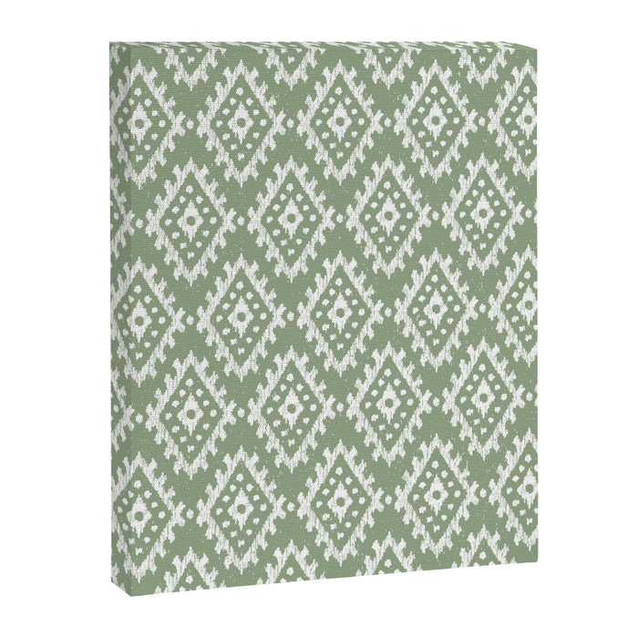 Coastl Ikat | Pistachio Canvas Print Gallery Image 1