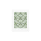 Coastl Ikat | Pistachio Art Print Gallery Image 1