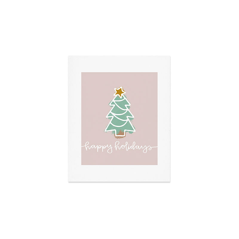 CoastL Christmas Light Blush  Art Print Gallery Image 1