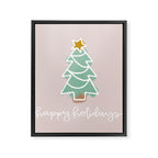 CoastL Christmas Light Blush  Framed Canvas Print Gallery Image 8