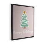 CoastL Christmas Light Blush  Framed Canvas Print Gallery Image 2