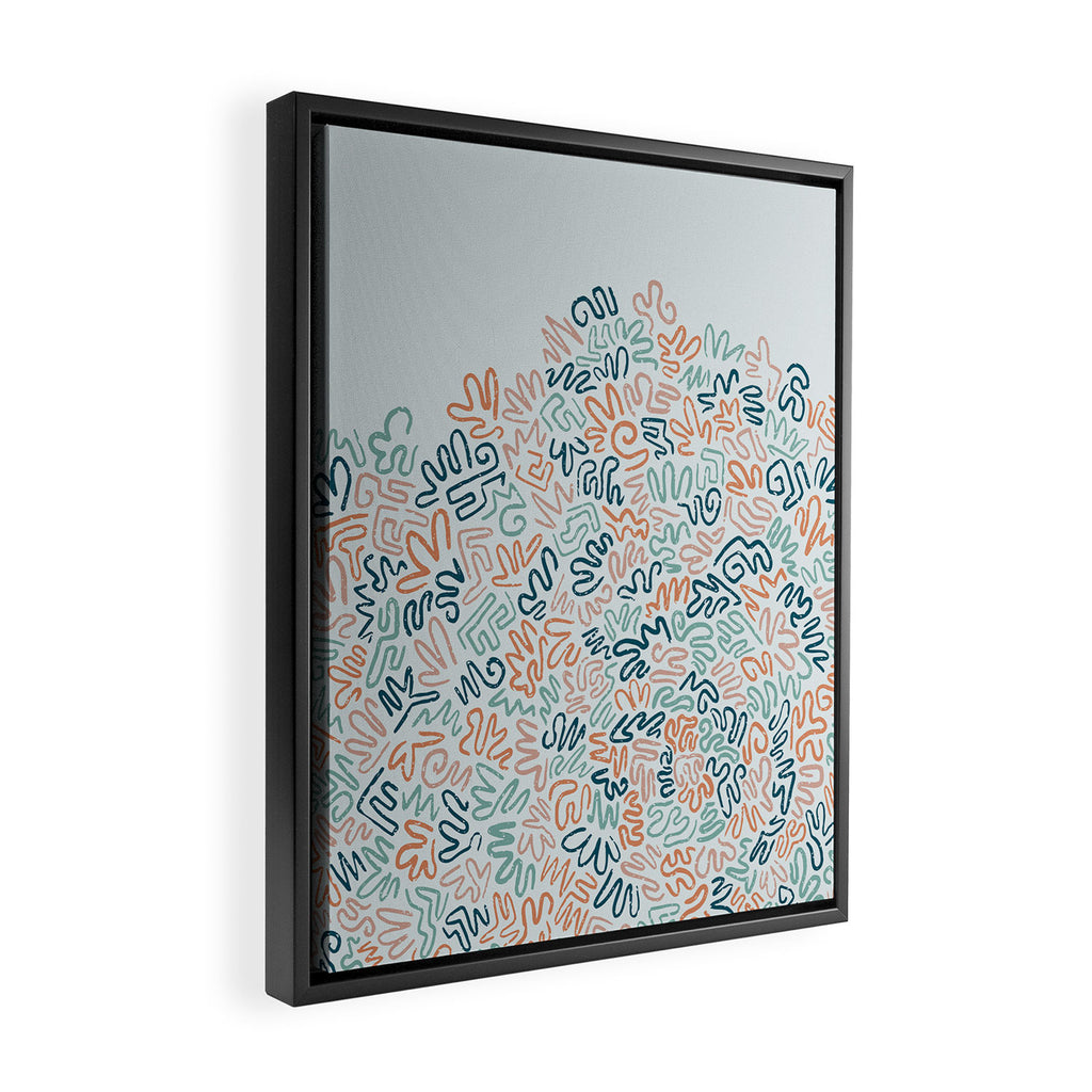 Coral Reef Framed Canvas Print Gallery Image 2