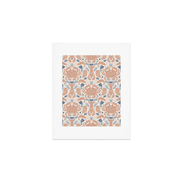 Crustacean Folk Art Art Print Gallery Image 1