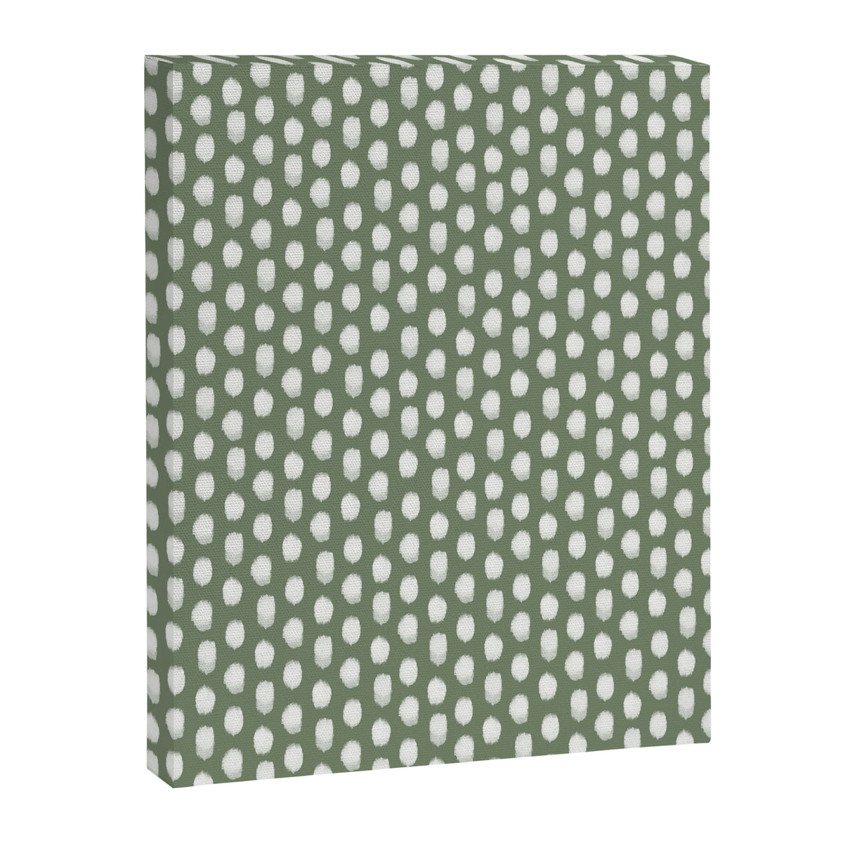 Dots . Green Canvas Print Gallery Image 6