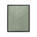 Dots . Green Framed Canvas Print Gallery Image 6
