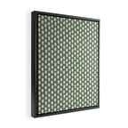 Dots . Green Framed Canvas Print Gallery Image 2