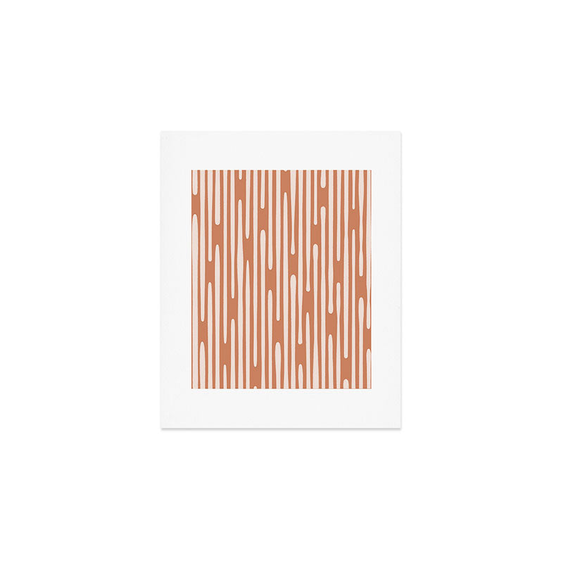 Drip Drop | Terra Cotta Art Print Gallery Image 1