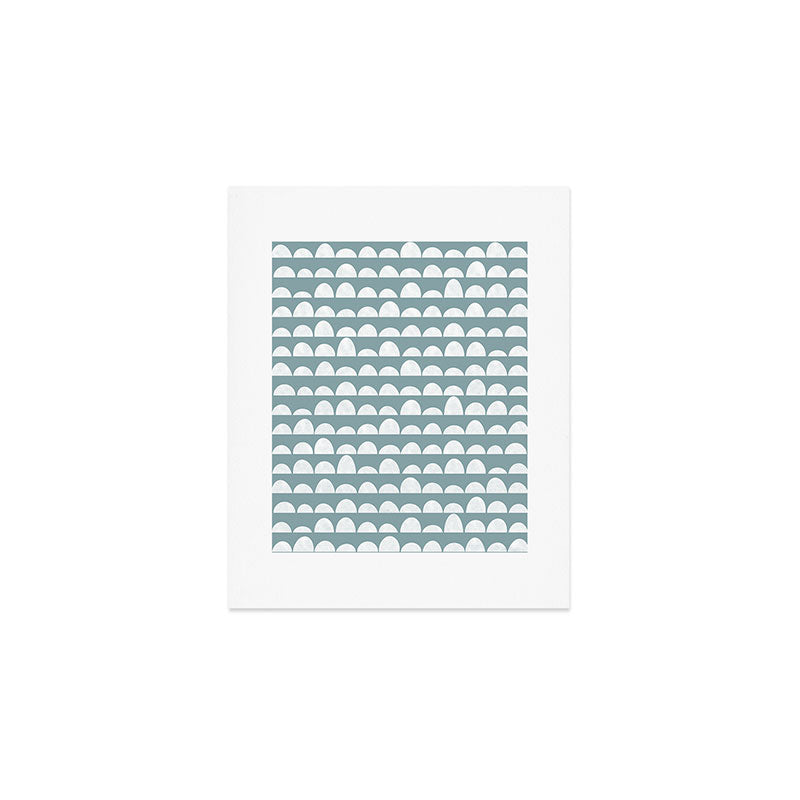 Dunes (denim blue) Art Print Gallery Image 1