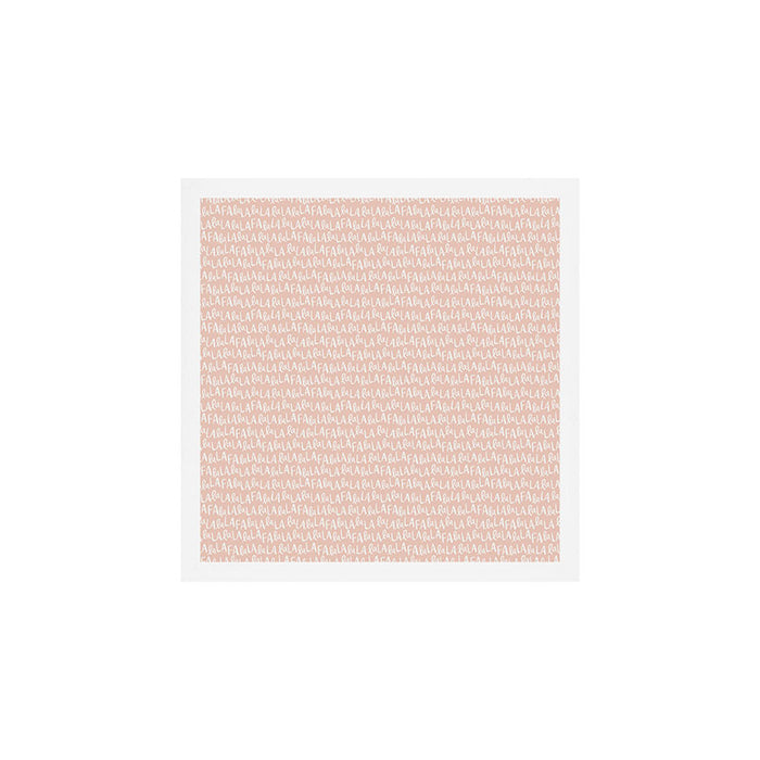 Fa La La  Peachy pink Art Print Gallery Image 1