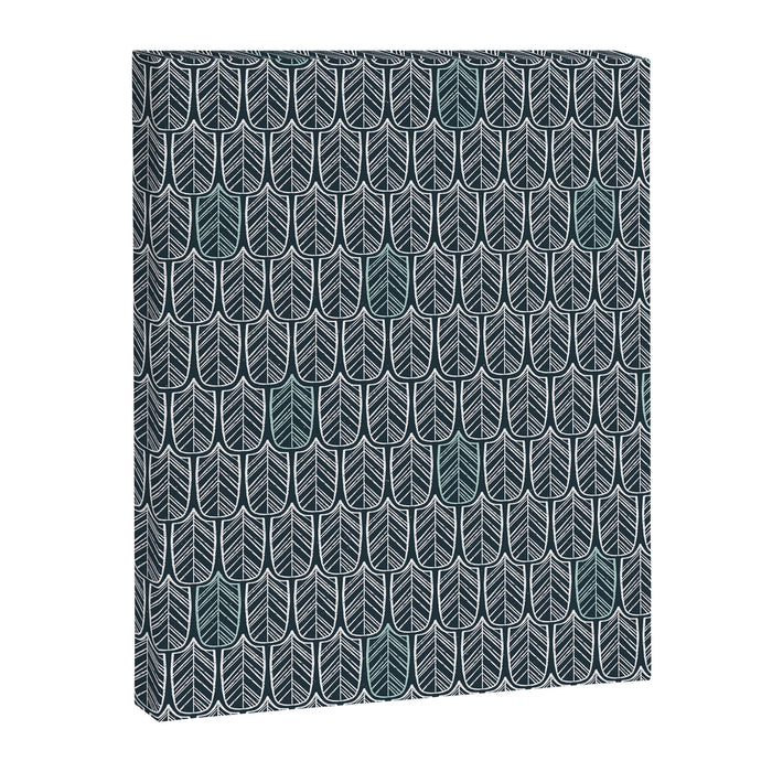 Feather Tile Navy Canvas Print Gallery Image 1