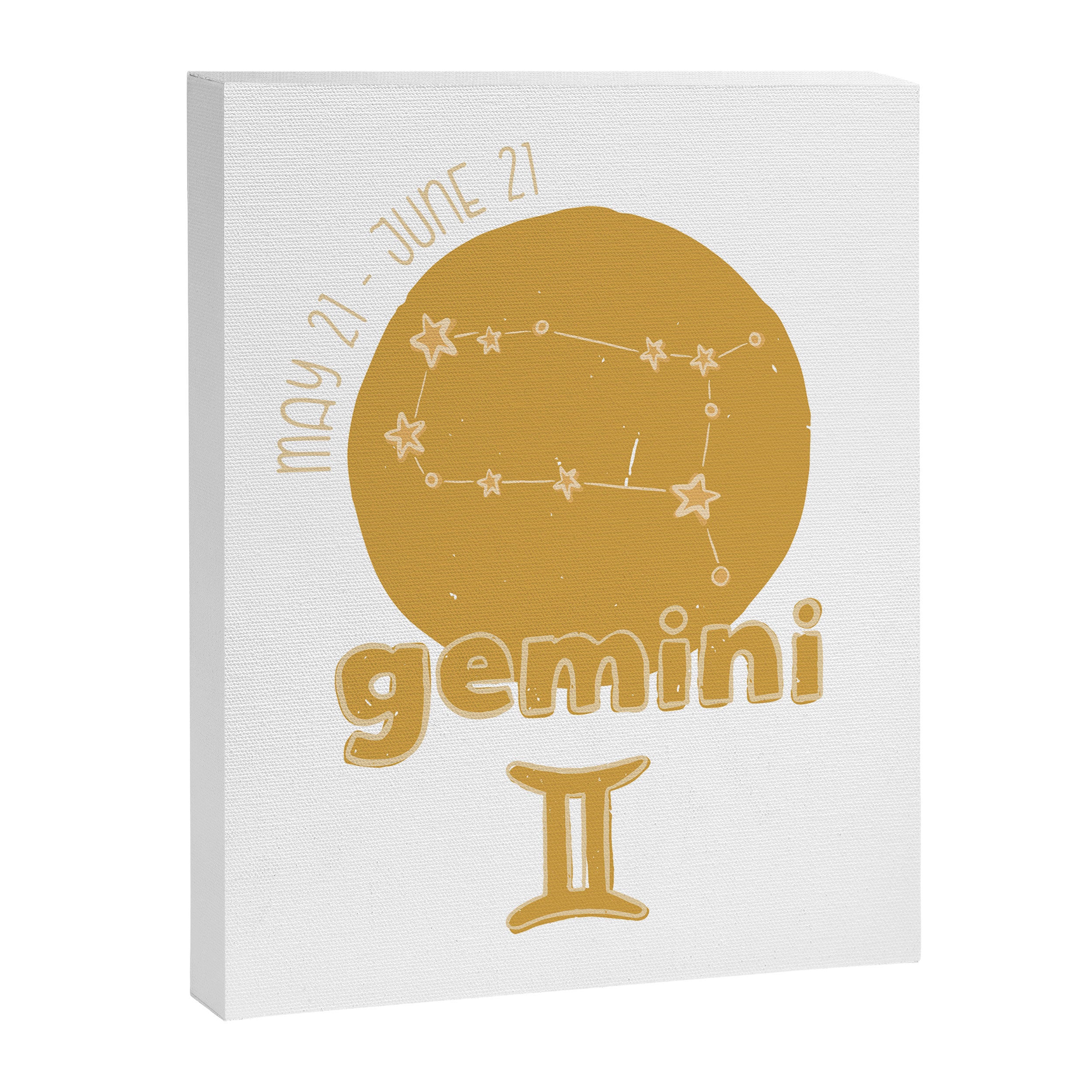 Gemini Constellation Canvas Print Gallery Image 6