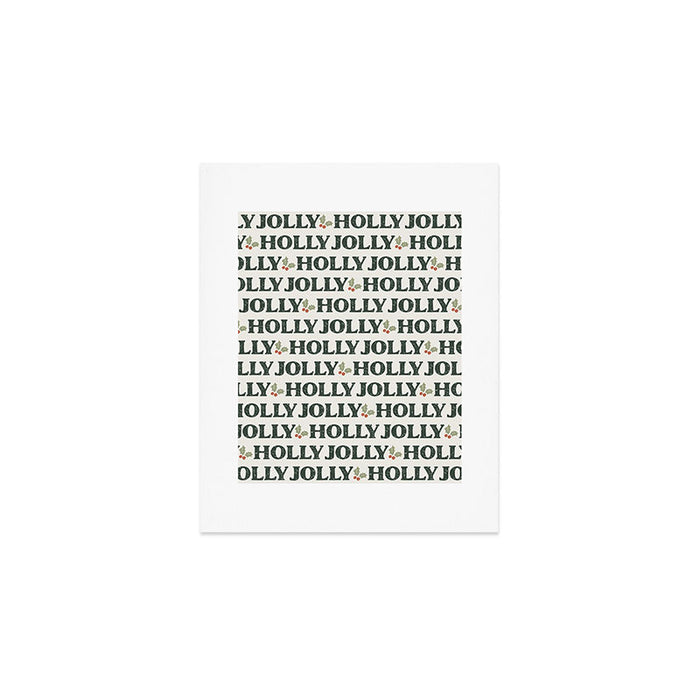 Holly Jolly Neutral Art Print Gallery Image 1