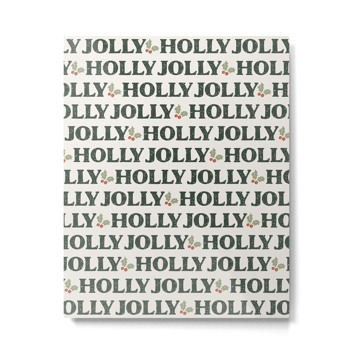Holly Jolly Neutral Metal Print Gallery Image 1