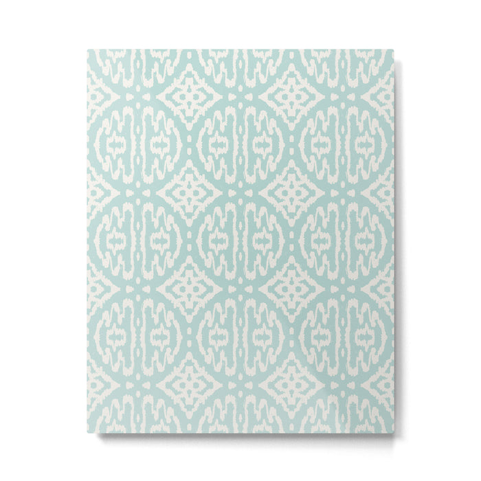 IKAT II . AQUA Metal Print Gallery Image 1