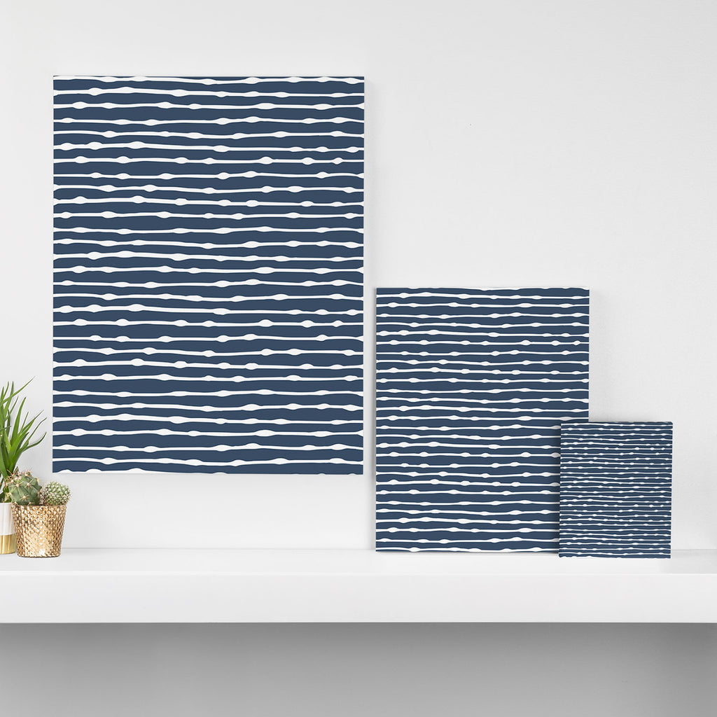 Khipu . Classic Blue Canvas Print Gallery Image 3