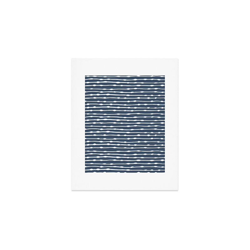 Khipu . Classic Blue Art Print Gallery Image 1