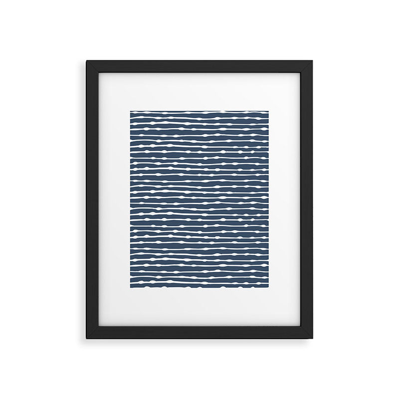 Khipu . Classic Blue Framed Art Print Gallery Image 5
