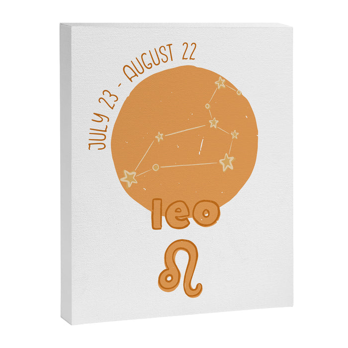 Leo Constellation Canvas Print Gallery Image 1