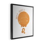 Leo Constellation Framed Canvas Print Gallery Image 2